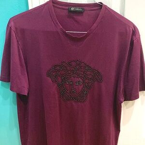 Versace purple T-shirt medium